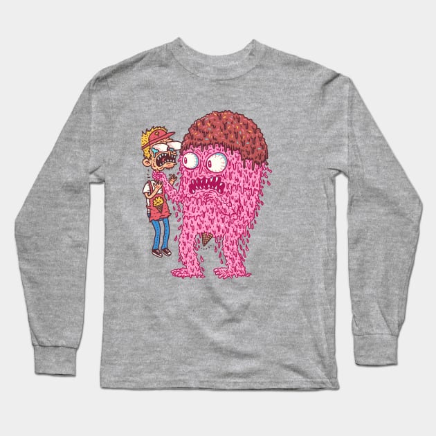 Bad Ice cream Long Sleeve T-Shirt by hex